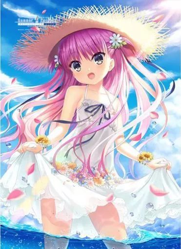 中古】タペストリー 加藤うみ(海) B2タペストリー 「Summer Pockets