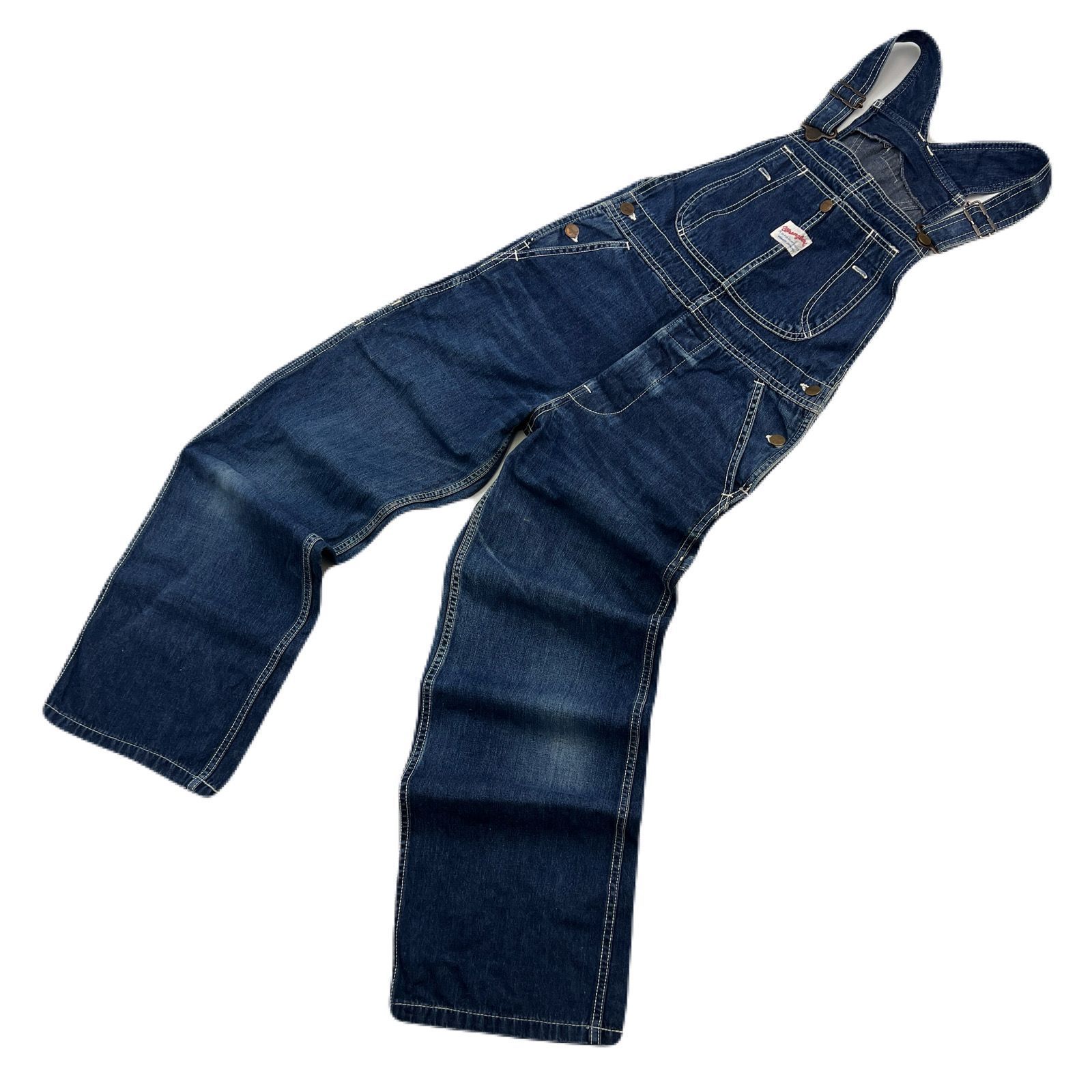 Wrangler デニム オーバーオール Wrangler 】【size3L】ダーク