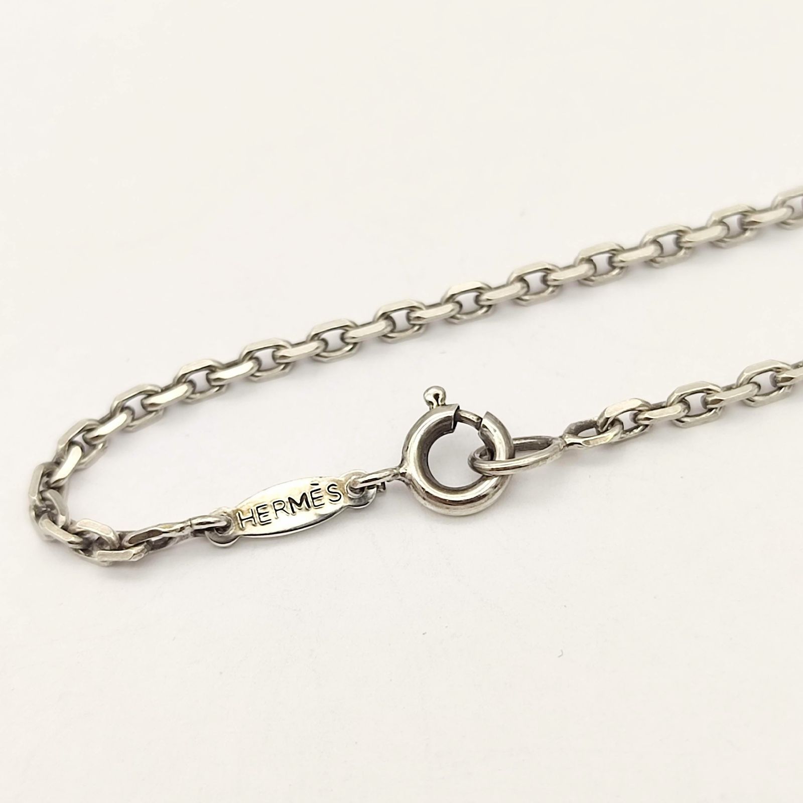 美品】HERMES エルメス チェーンネックレス SILVER シルバー925