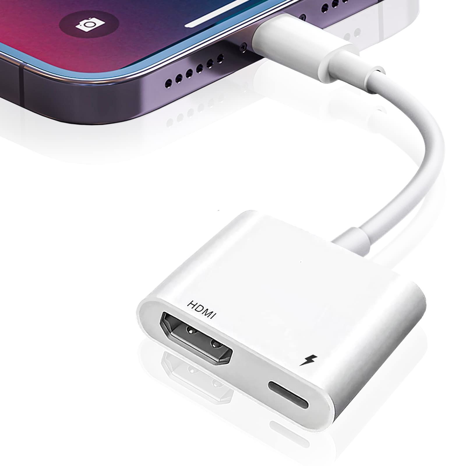 数量限定】iPhone/iPadに適用 HDMI 変換アダプタ【電源/設定不要 MFi