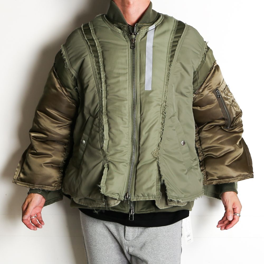 FACETASM LAYERD MA-1 JACKET - メルカリ