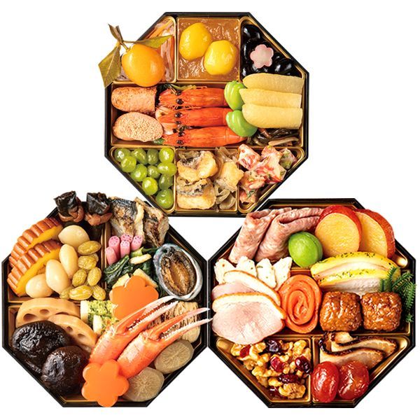 早期割引～11月29日 土 まで 12月29日～30日お届け おせち 和洋おせち 八角 三段重 約2～3人前 4品 冷凍品 数量 2026 お節 御節 おせち料理 詰め合わせ おすすめ 人気 売れ筋 お取り寄せ