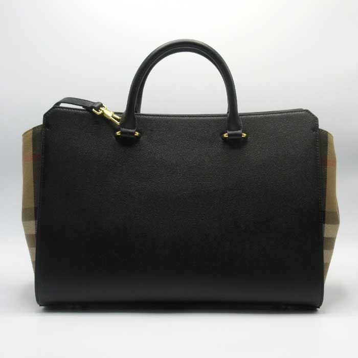 バーバリー ハンドバッグ BURBERRY BANWELL レザー ミディアム ジップ