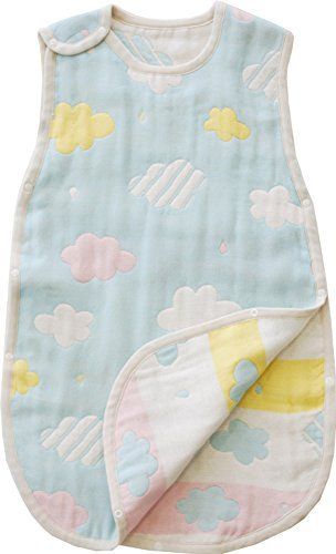 くも SANDESICA サンデシカ ふわふわ6重ガーゼ スリーパー Mサイズ(新生児~3歳頃) くも 3340-9999-52 赤ちゃん