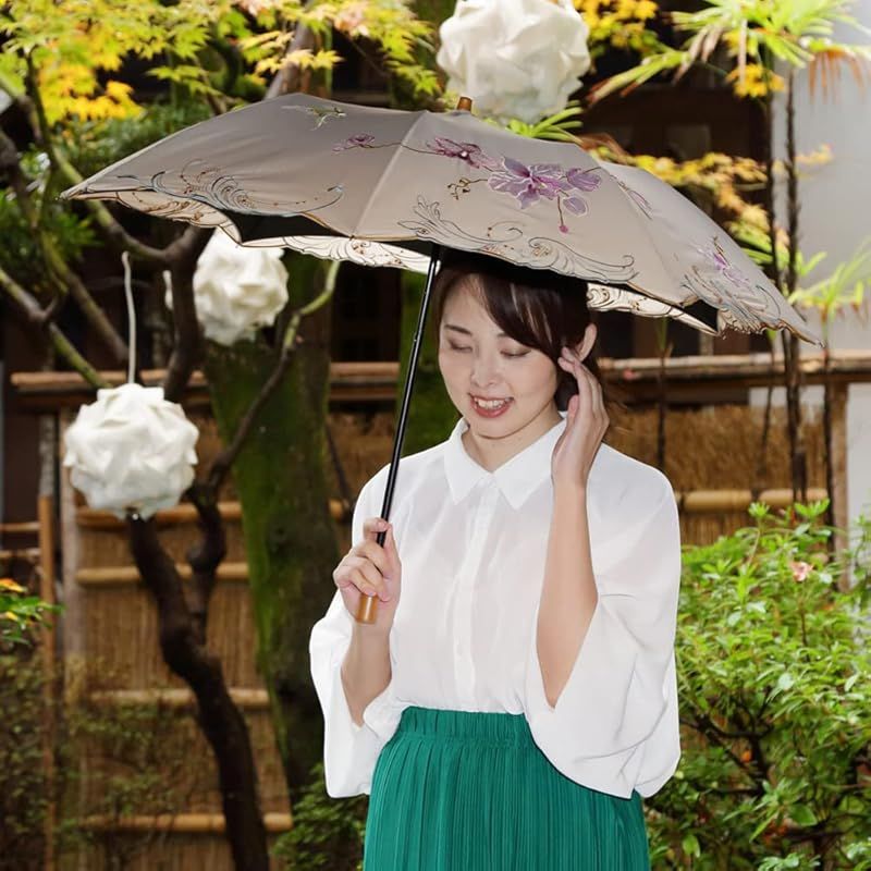 日傘 女優日傘 プレミアム 折りたたみ日傘 ショート日傘 ショップチャンネル 完全遮光 遮熱 UVカット かわず張り 涼しい 晴雨兼用傘 特 日傘 女優日傘 プレミアム 長日傘 ショート折りたたみ日傘 ショップ
