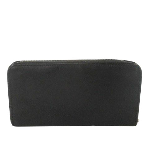 ポールスミス PAUL SMITH 長財布 ロングウォレット 小銭入れあり ラウンド レザー 革 ロゴ 黒 ブラック |CK29 GY99