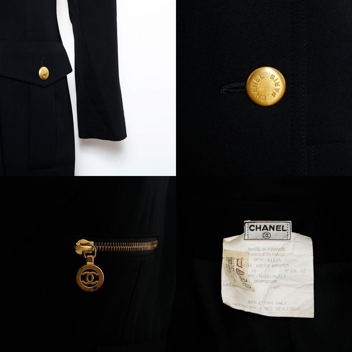 CHANEL シャネル ジャケット Size38 ダブル ココマーク - メルカリ