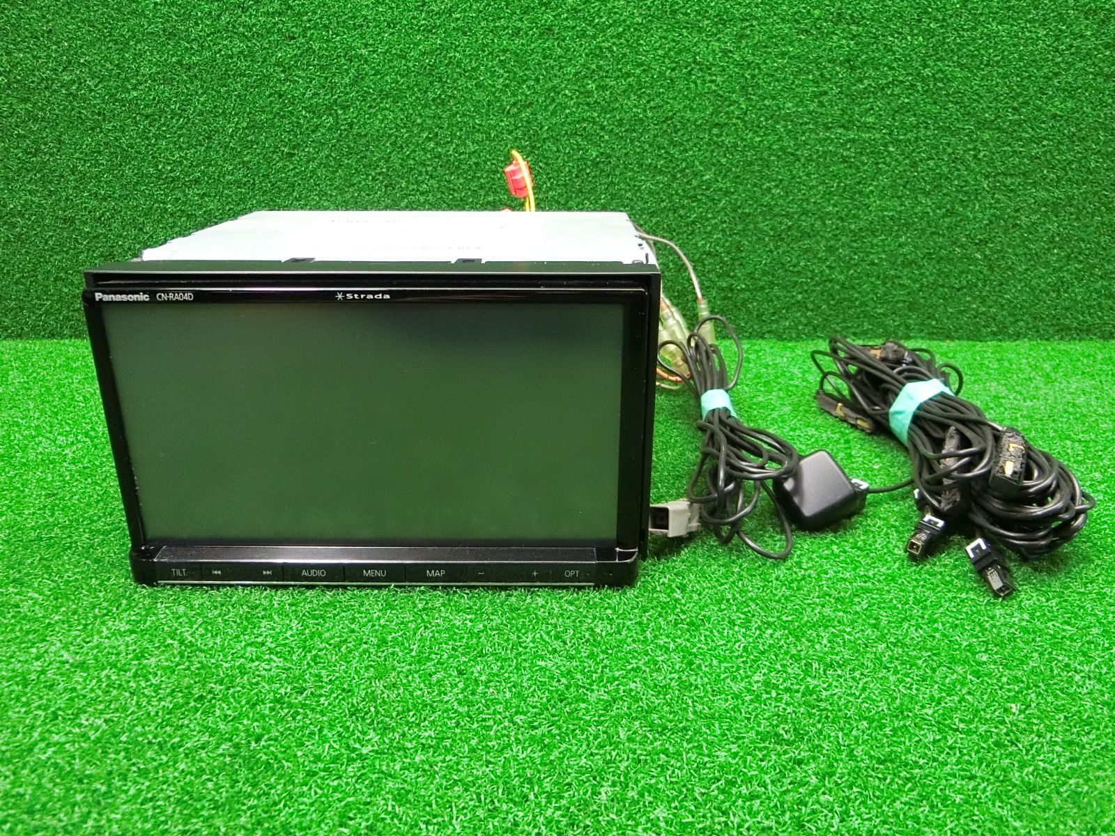 11106 Panasonic Strada CN-RA04D カーナビゲーション 地図データ2017年 ダイハツカプラー付