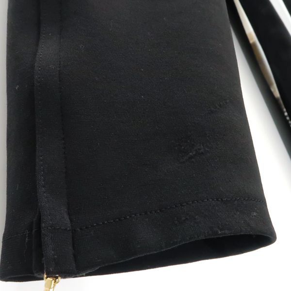 BLAMINK ストレッチ スリムパンツ #36 コットン ナイロン ジップ 7914