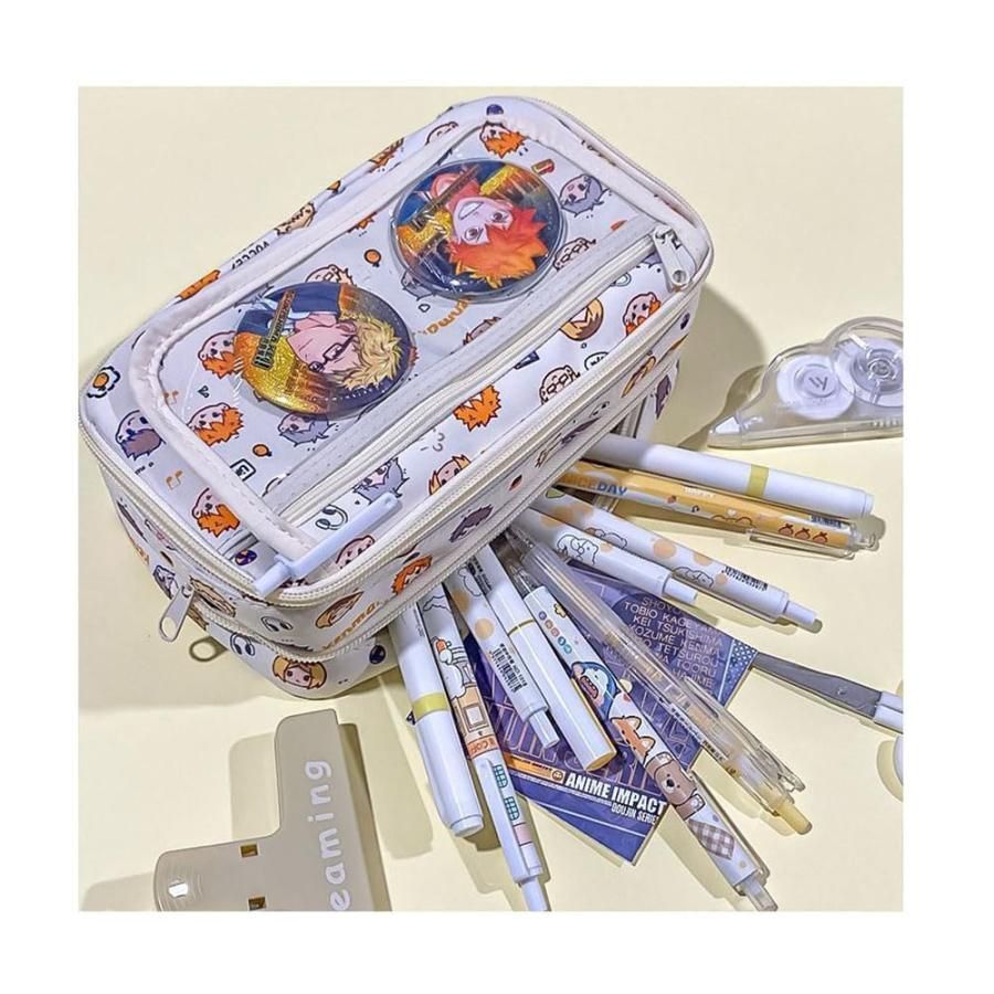 ハイキュー ペンケース 痛ペンポーチ 孤爪研磨 日向翔陽 月島蛍