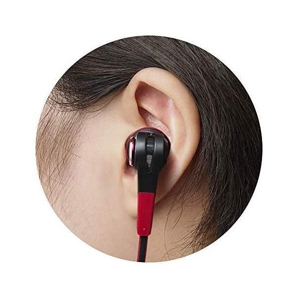 オーディオテクニカ SOLID BASS インナーイヤーヘッドホン レッド ATH-CKS770 RD レッド 通常