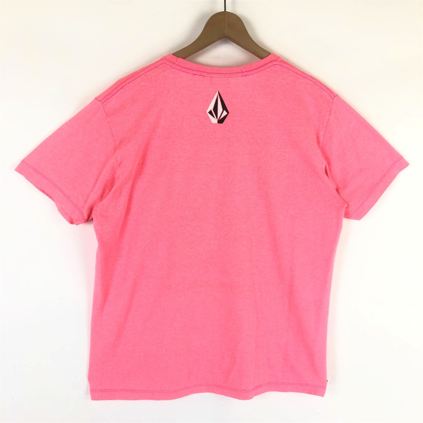 ボルコム VOLCOM Tシャツ ボルコムストーン USA製 ピンク L 古着