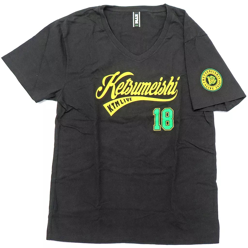 ケツメイシ　 Tシャツ　　Oサイズ 中古】Tシャツ ケツメイシ Baseball team TEE(Tシャツ) ブラック XL