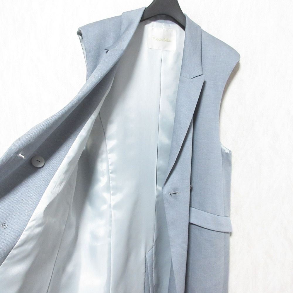 良品 23AW Grace Class グレースクラス テーラードロングジレコート 