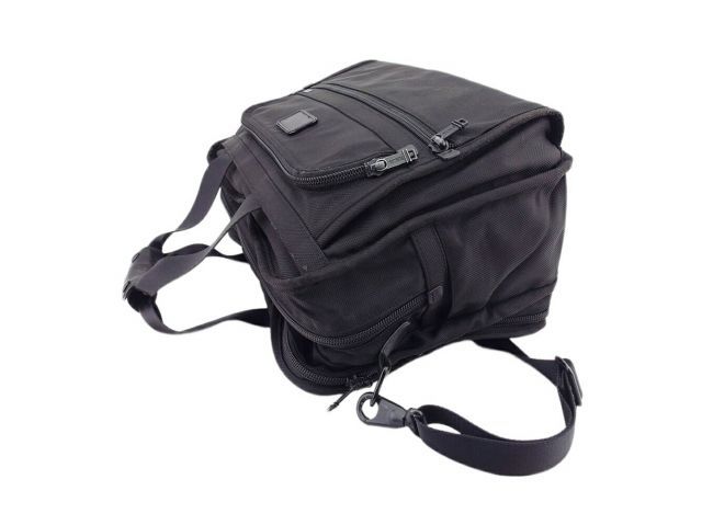 TUMI ビジネスバッグ 2way ブラック レザー ナイロン ショルダーポーチ