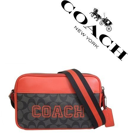 セール中】COACH コーチバッグ CE638 チャコール×レッド ショルダーバッグ 斜めがけ グラハム クロスボディー アウトレット品 新品未使用  - メルカリ