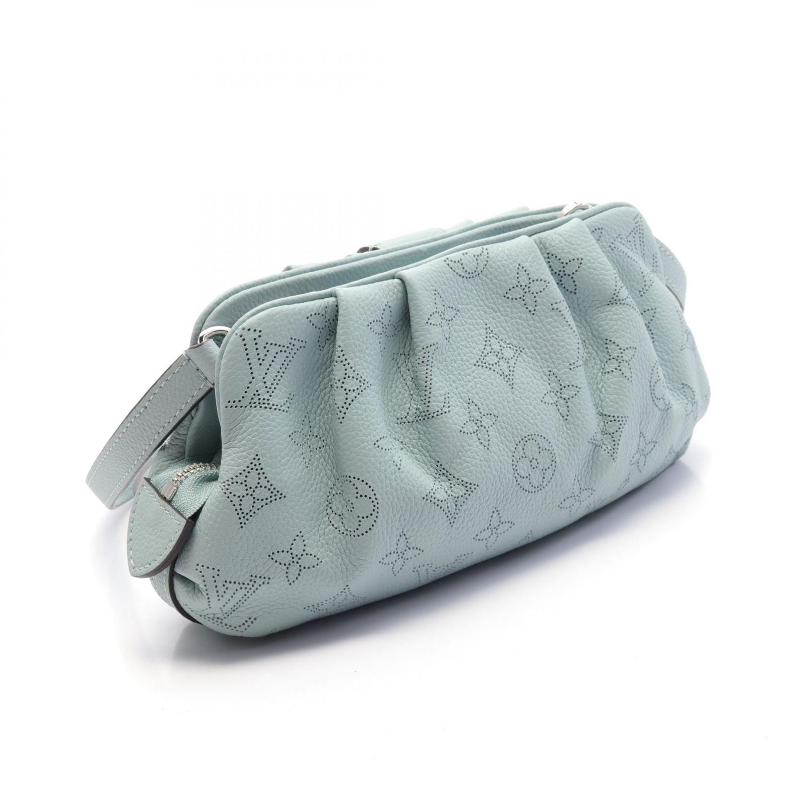 ルイ ヴィトン LOUIS VUITTON ショルダーバッグ スカラ ミニ M80094 ヴェールラグーン レザー スカラ ミニ レディース Used A