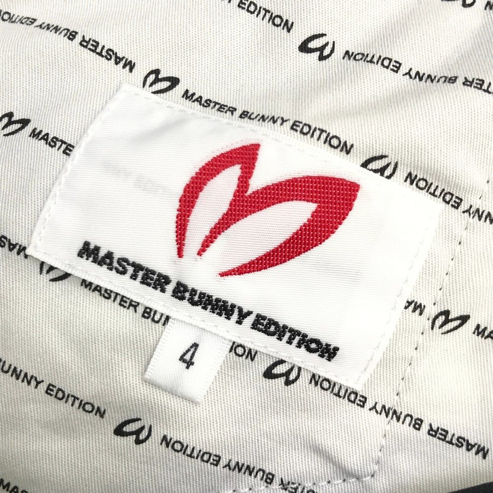 サイズ：4 MASTER BUNNY EDITION マスターバニーエディション 758-2231601 ストレッチパンツ  ブラック系 [240101453266] ゴルフウェア メンズ ストスト サイズ：4 MASTER BUNNY EDITION マスターバニーエディション