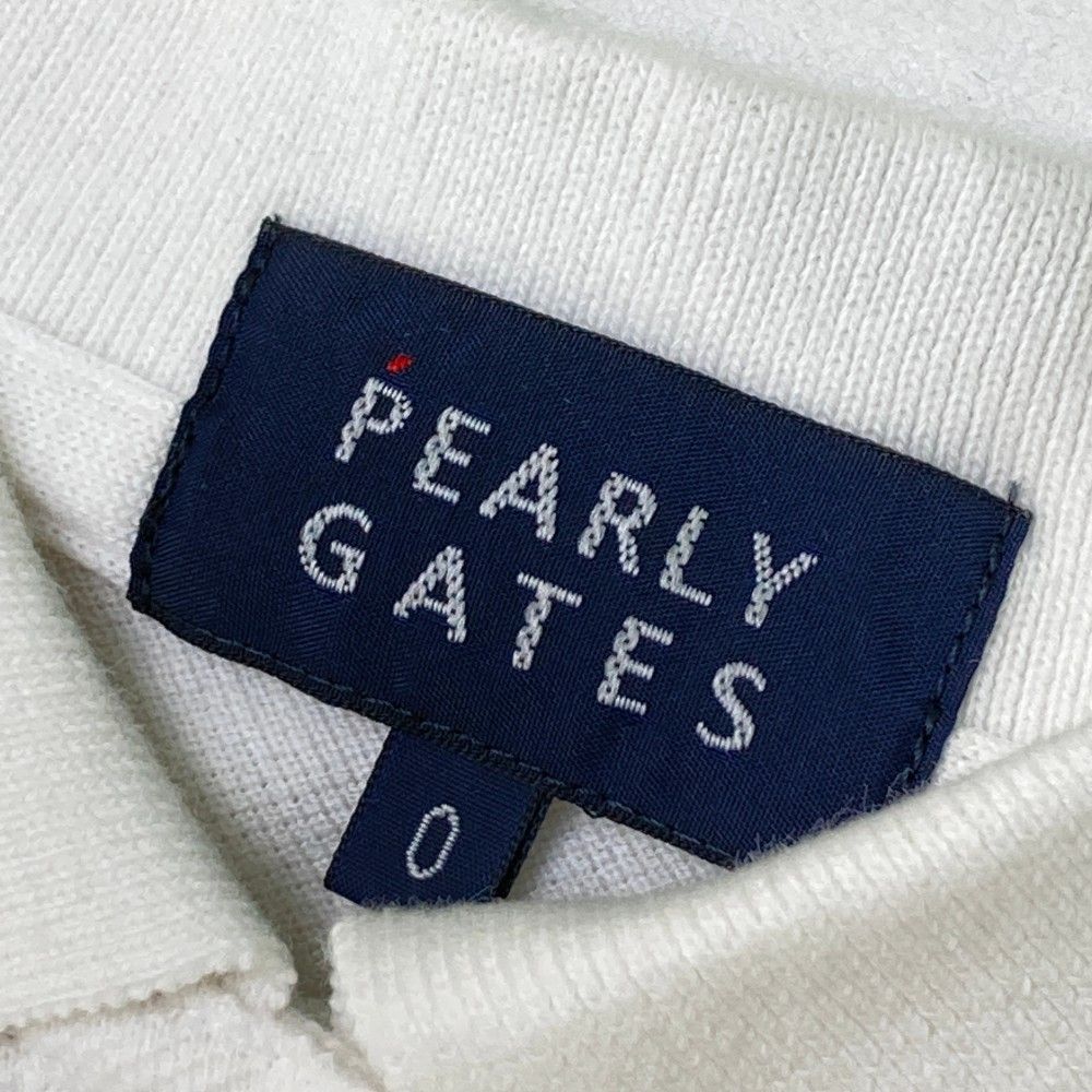 サイズ：0 PEARLY GATES パーリーゲイツ 半袖ポロシャツ ホワイト系