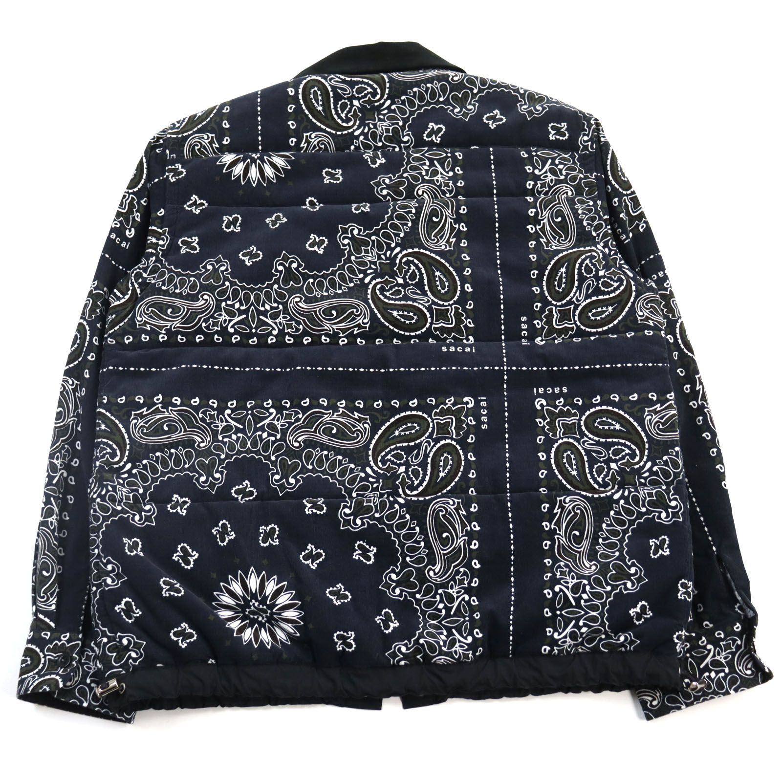 sacai サカイ ペイズリー中綿入り ジャケット/ブルゾン