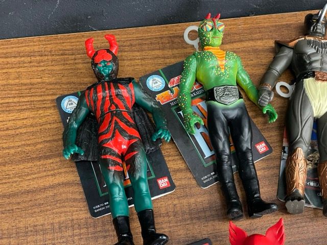 怪人シリーズ フィギュア ソフビ 21体まとめて 仮面ライダー クウガ アギト エックス 555 蜘蛛男 蜂女他 514280