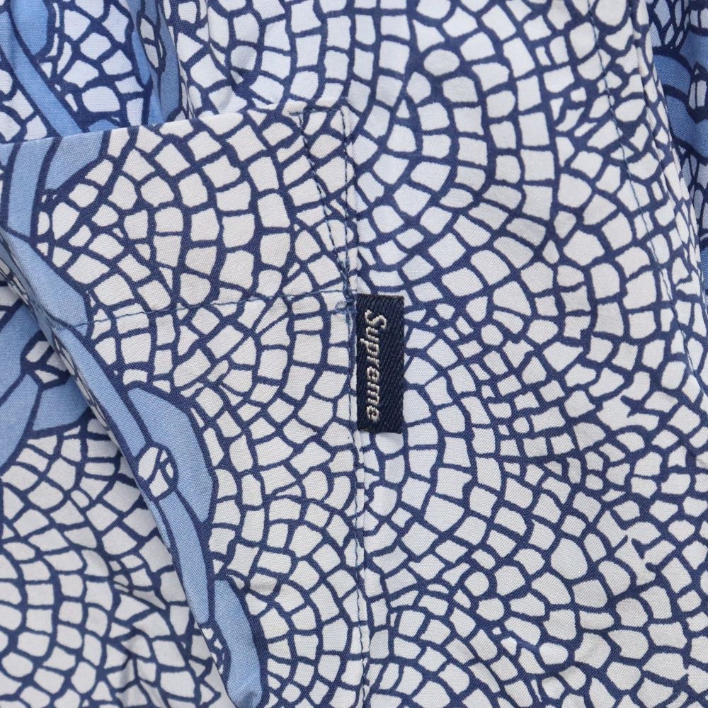 SUPREME (シュプリーム) 20SS Mosaic Silk S/S Shirt モザイク シルク