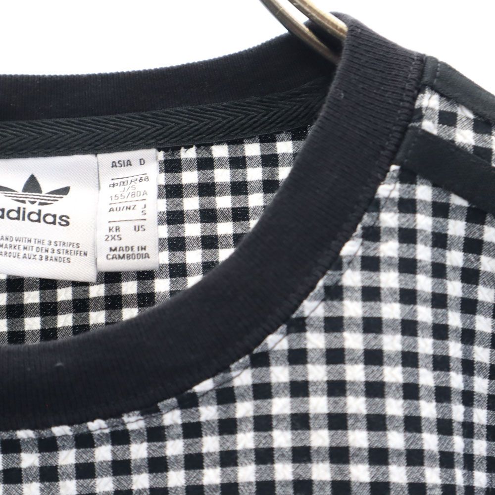 adidas トレーナー Lサイズ タータンチェック　トレフォイル XL adidas トレーナー Lサイズ タータンチェック トレフォイル XL