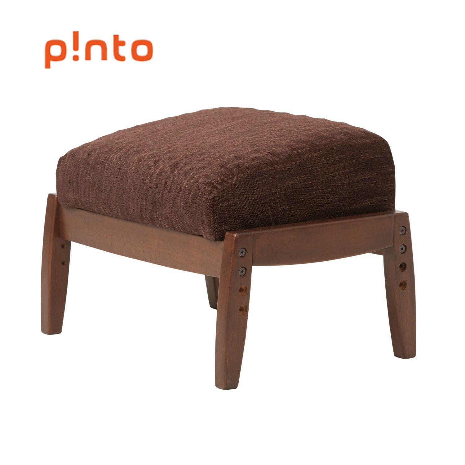 【新品未使用】 PINTO ピント 野村寿子監修 ピントチェア リビングコンフォートII 専用オットマン スツール 茶 ブラウン 【参考価格￥25，300-】