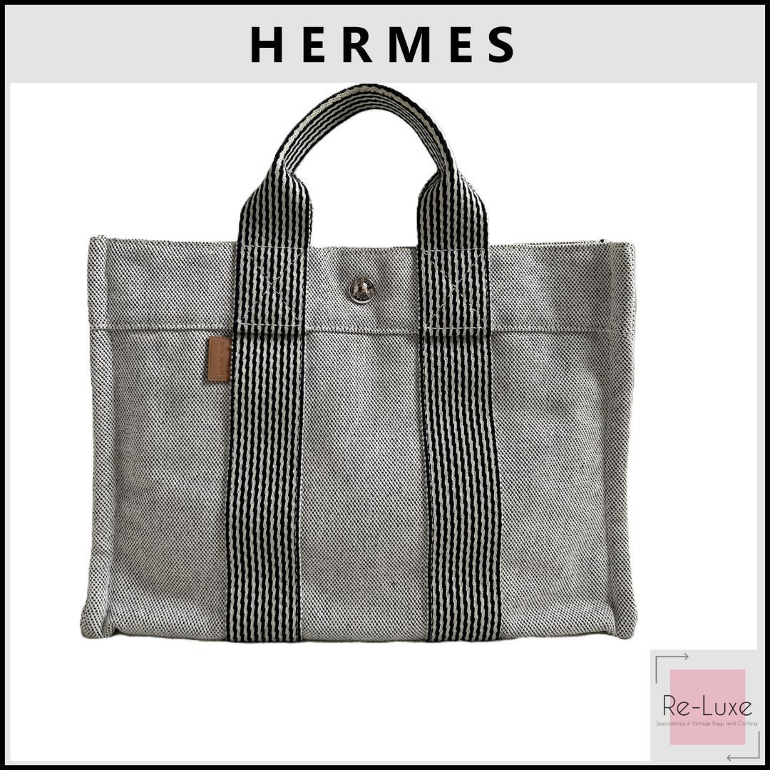 美品✦入手困難カラー✦HERMES エルメス ニューフールトゥ PM グレー トートバッグ - メルカリ