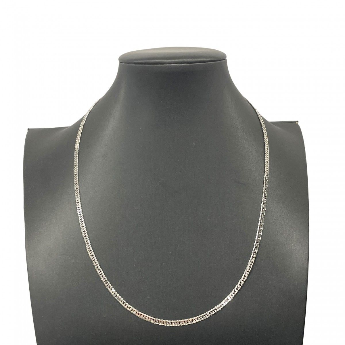 5khe011】喜平 ネックレス Pt850 プラチナ 6面 ダブル 50.2cm 20.3g  