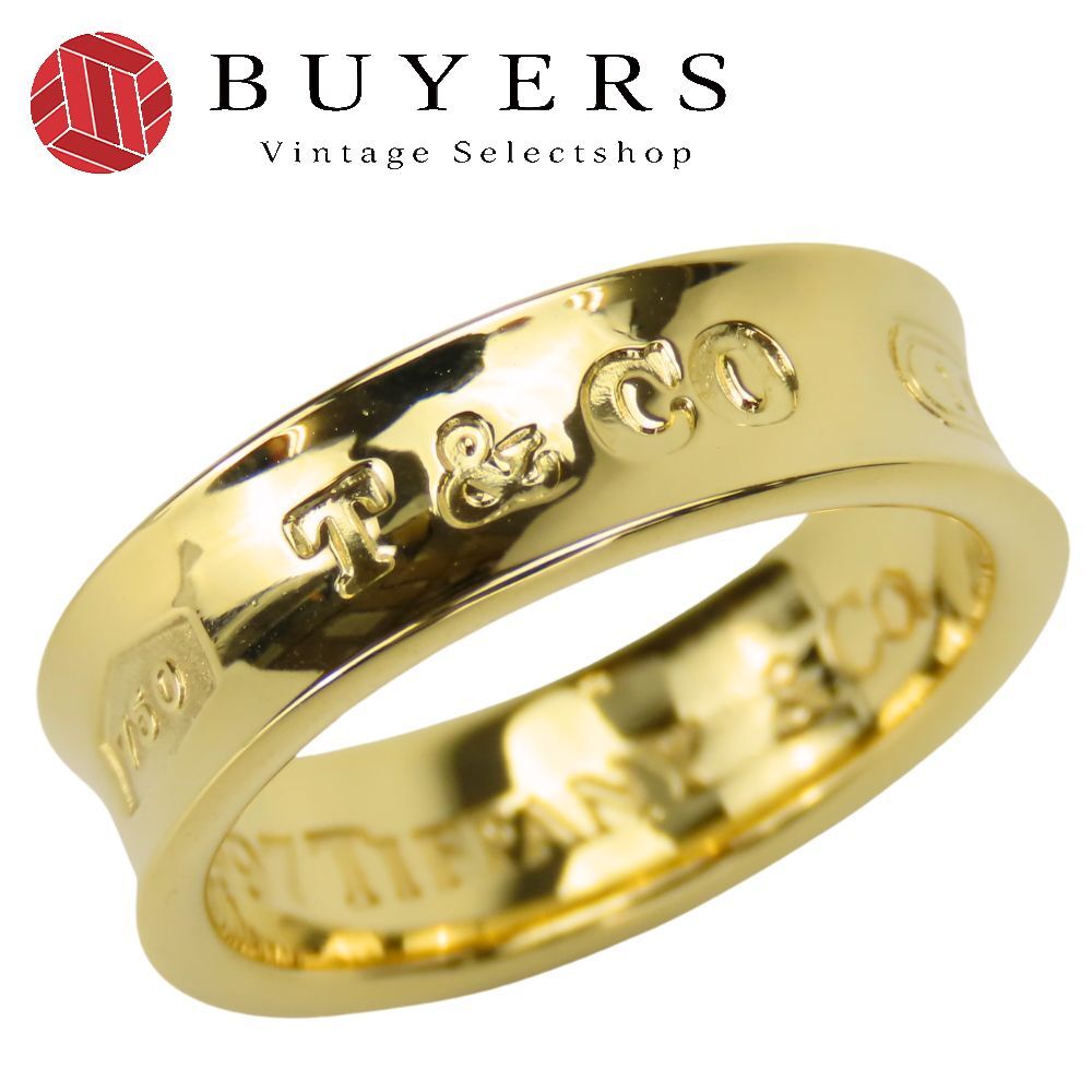 中古】 ティファニー リング・指輪 1837 K18YG 約7.6g ゴールド  
