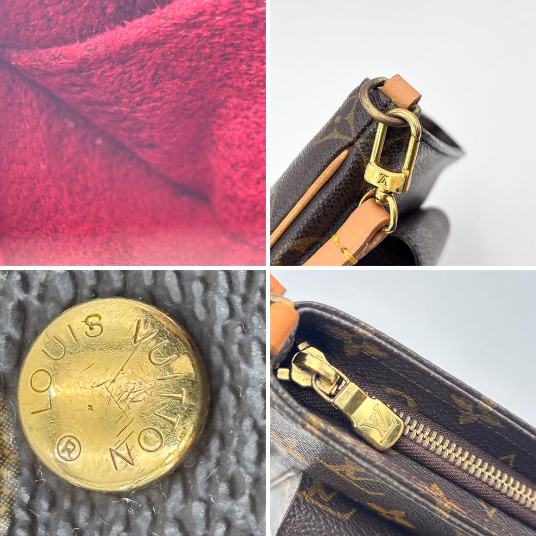 都会的な ルイヴィトン M51901 モノグラム パルティシオン セカンドポーチ ポシェット セカンドバッグ ポーチ ブラウン お気に入り