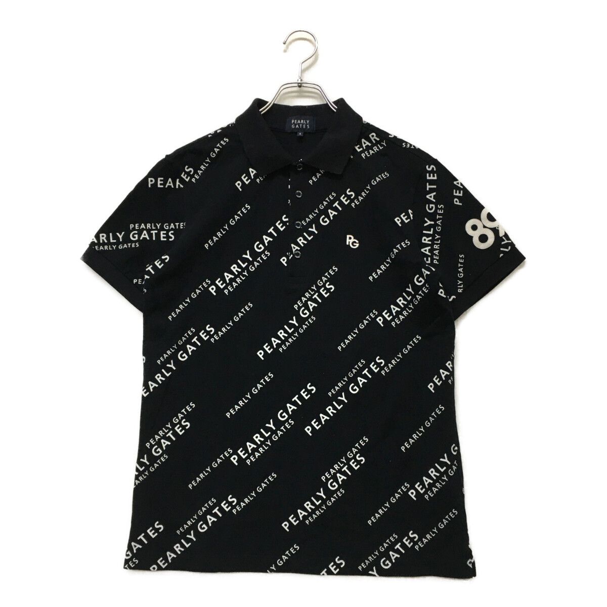 新品未使用❗️PEARLY GATES 半袖ポロシャツメンズ サイズ5(L) サッカー半袖ポロシャツ(半袖シャツ・ポロシャツ)|PEARLY GATES
