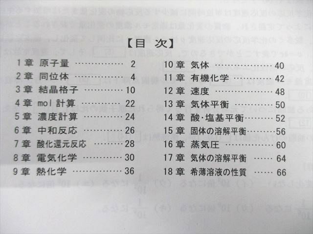 東京出版教育ラボ 大数ゼミ 化学集中講義 テキスト/復習用演習題