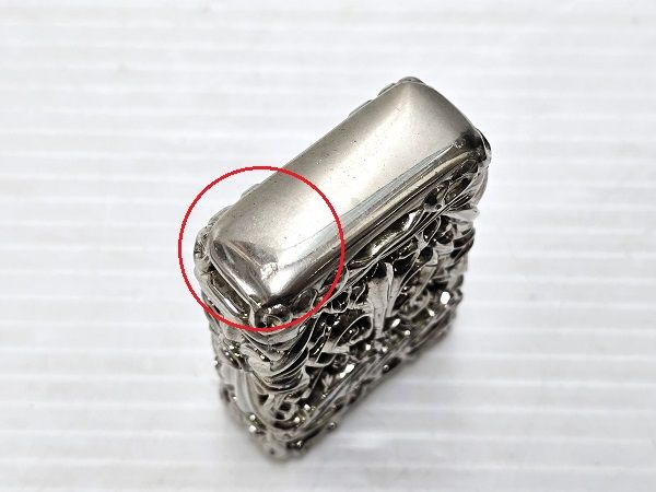 スカルデザインオイルライター スカルデザイン シルバー925