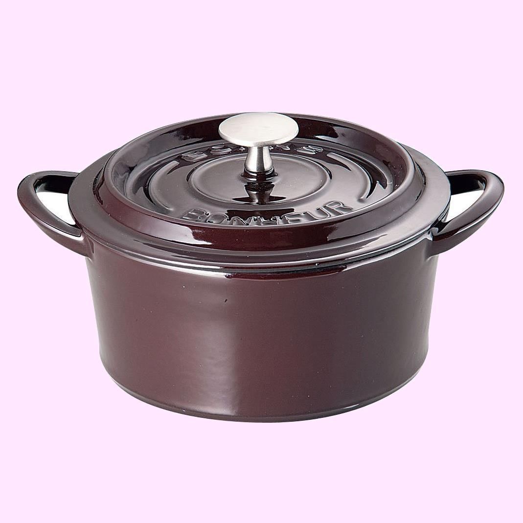 イシガキ産業 ボン・ボネール ココット 22㎝ オーベルジン 鉄鋳物 中国 ABVB812