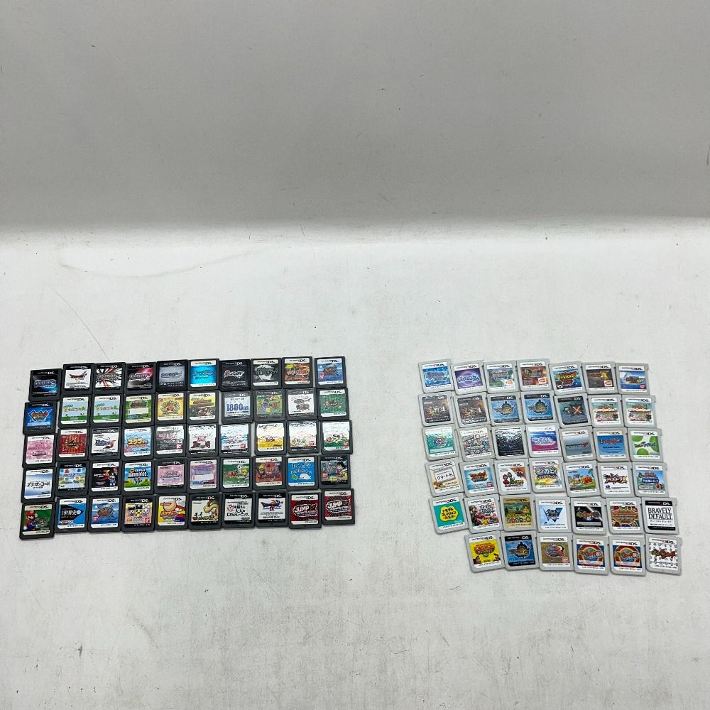 06w6990 ニンテンドー 3DS DS ソフト 約90個  まとめ売り  どうぶつの森 妖怪ウォッチ マリオ ポケモン 他  ゲームソフト  【中古品】