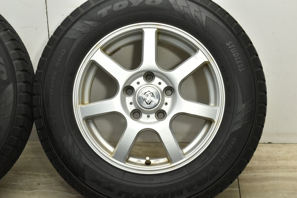 スタッドレス トレファー 15in 5.5J 46 PCD114.3 トーヨー ウィンタートランパスTX 175 80R15 パジェロミニ テリオスキッド FFCRYSTALESIA_COM