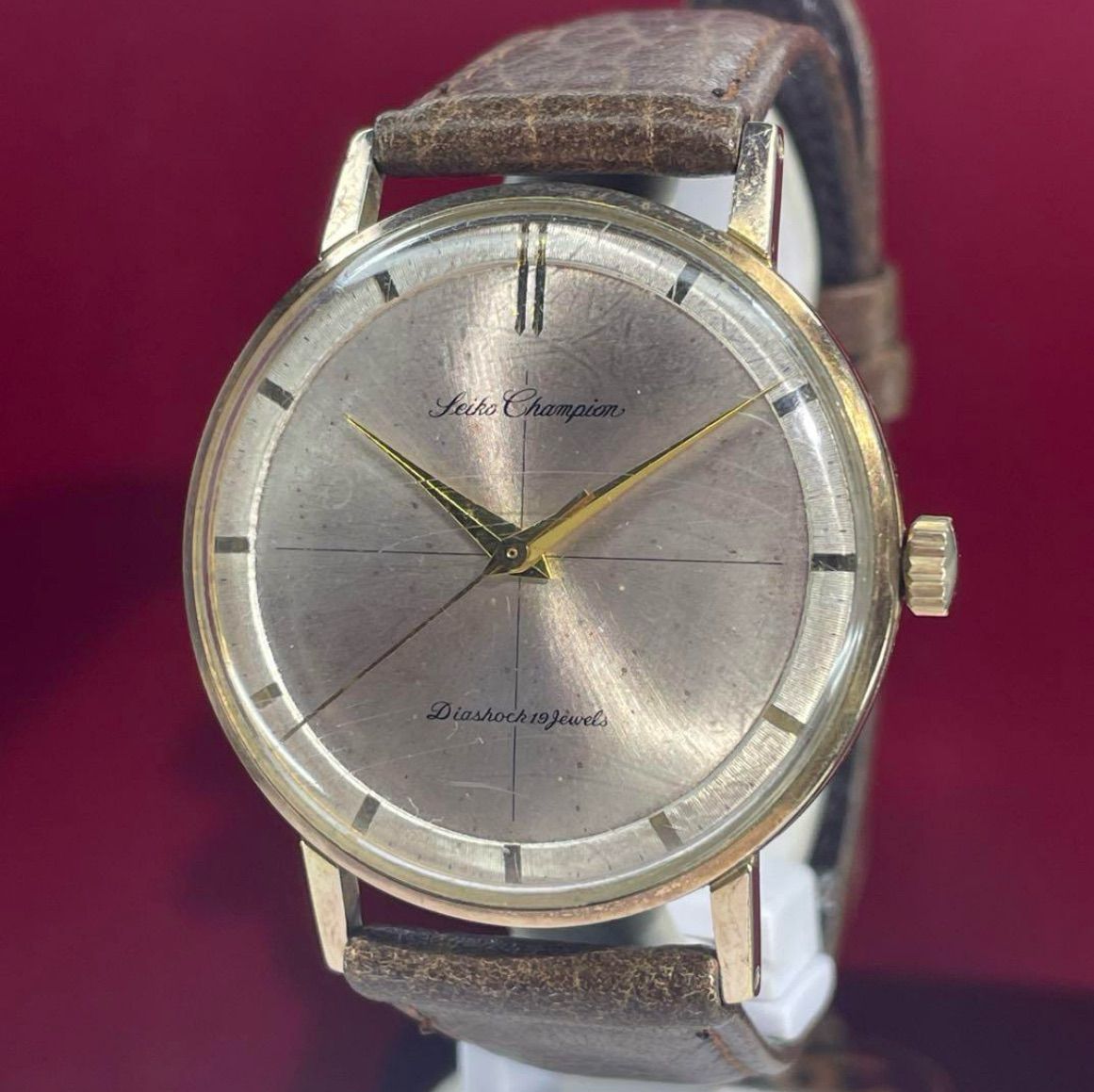 60s SEIKO Champion チャンピオン 変わり文字盤 日本製 腕時計 60s SEIKO Champion チャンピオン 変わり文字盤 日本製 腕時計