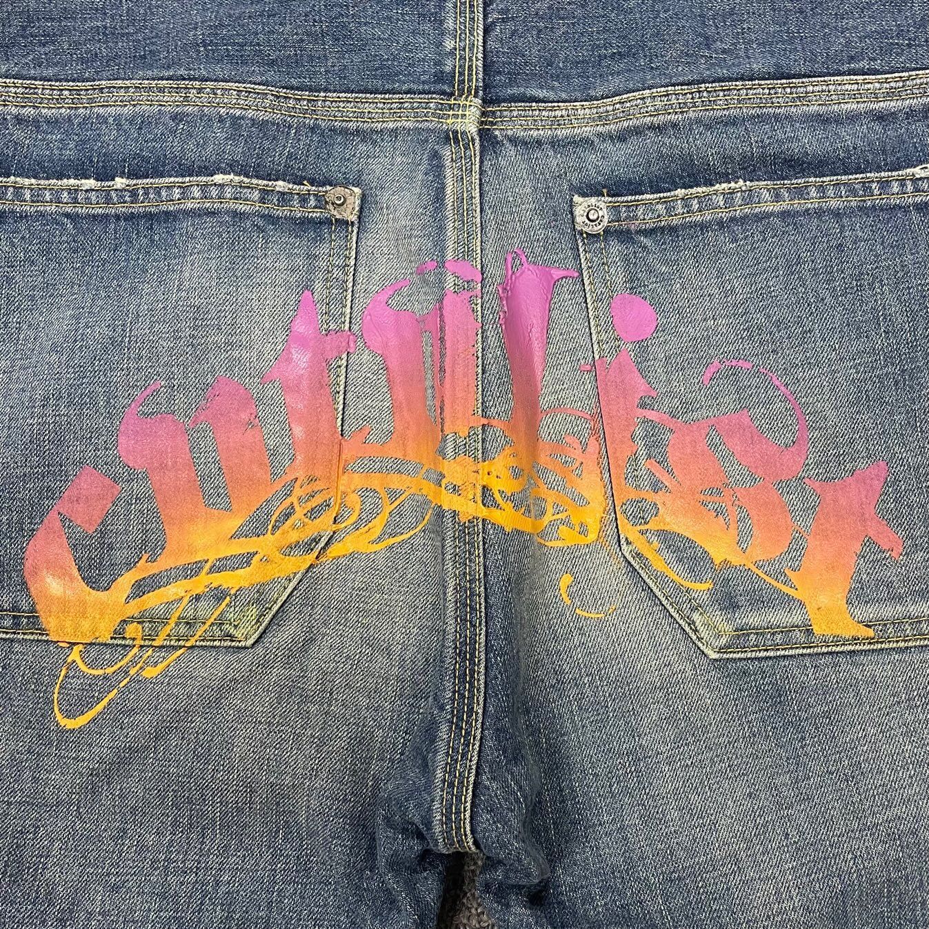 美品 CVTVLIST 23SS カスタム 限定 デニム パンツ カタリスト 0