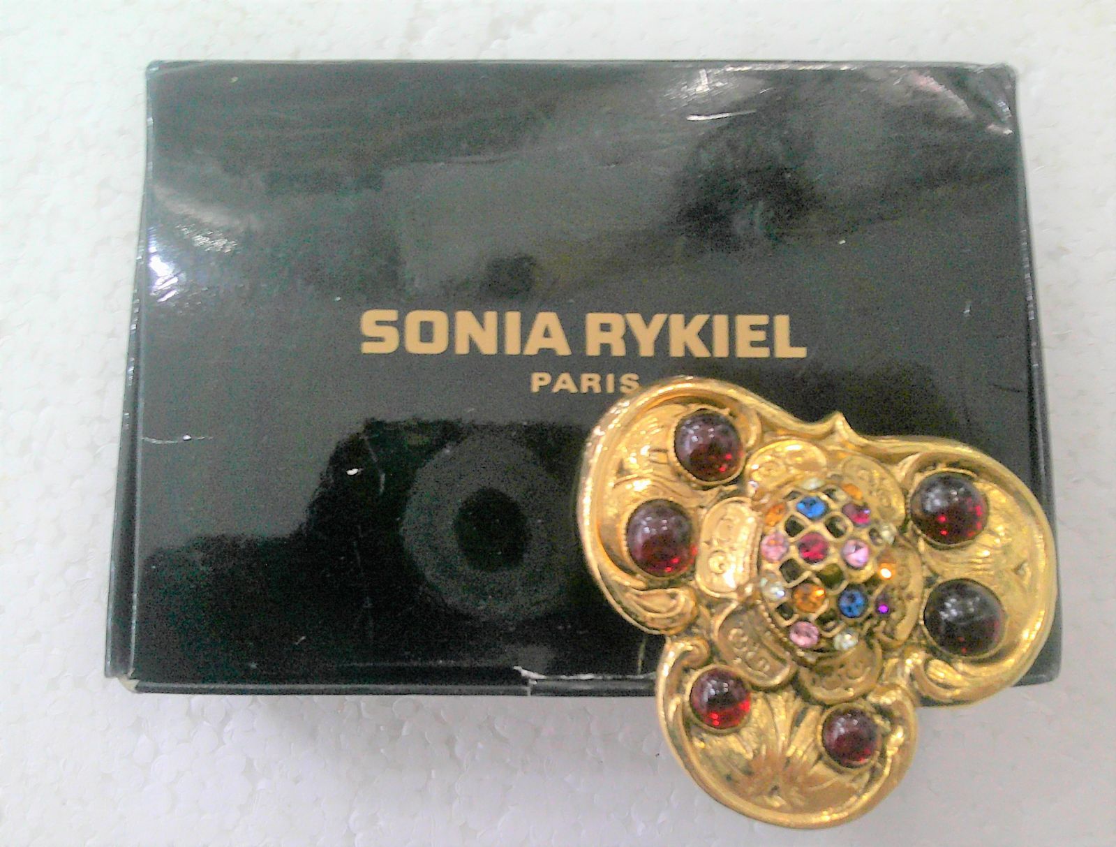 ☆希少 レア 美品 SONIA RYKIEL ソニアリキエル ブローチ ライン