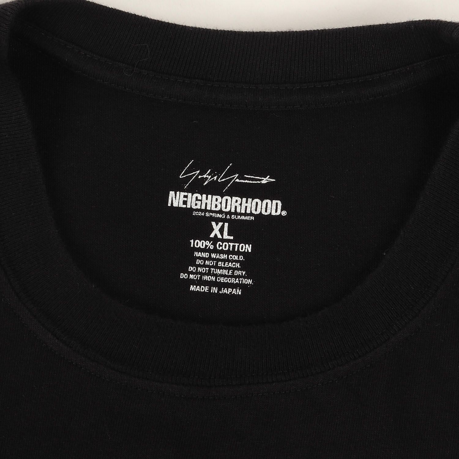 美品】Yohji Yamamoto ヨウジヤマモト Tシャツ XL / 24SS NEIGHBORHOOD 