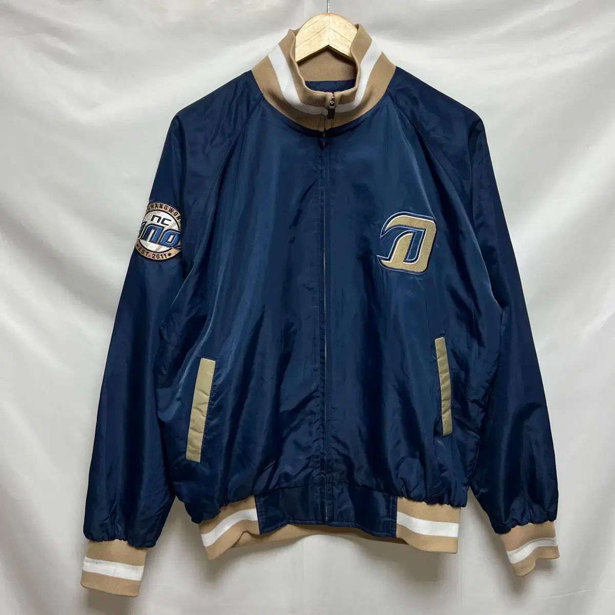 純正品| L ATC NC NCダイノス ネイビー 秋冬 野球 ジャンプ|ジャケット
