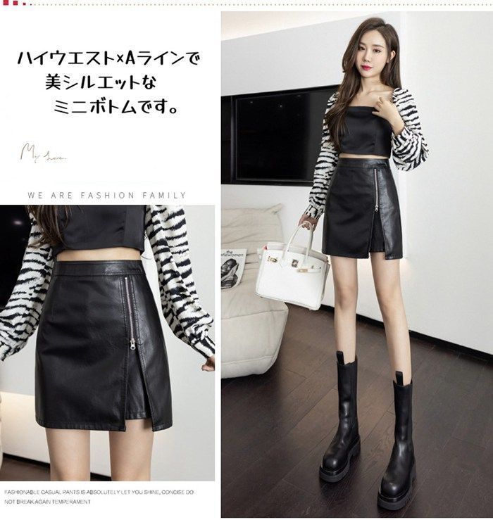 booo⭐︎ XSサイズ【オールシーズン】ハイウエストタイトレザーミニパンツ レザーパンツ 短パン ショートパンツ ミニ丈 レディース ハイ