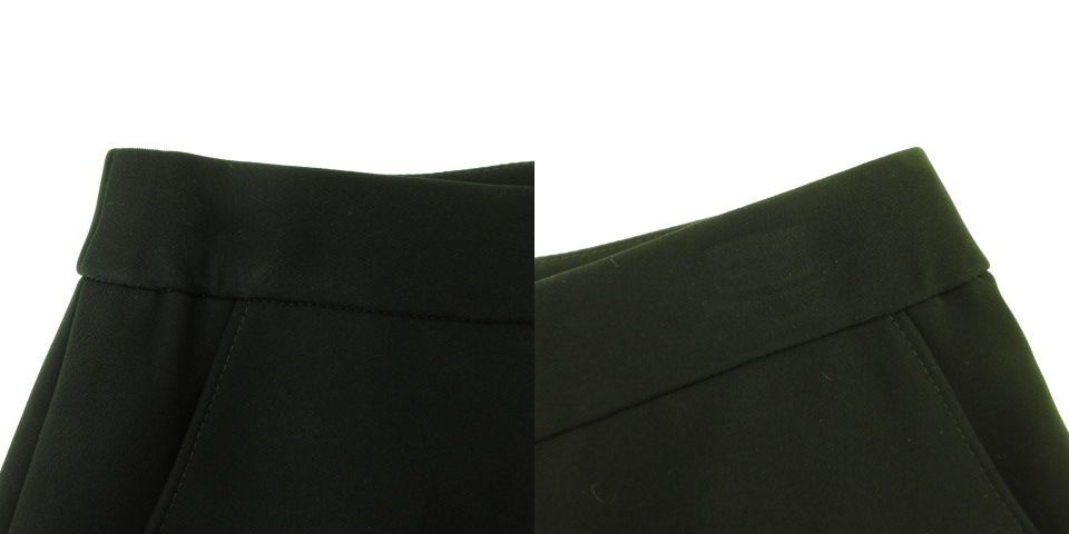 インポートロッサ Rossa クロップドパンツ ワイド 黒 42 T664 DECORATOM_COM_BR