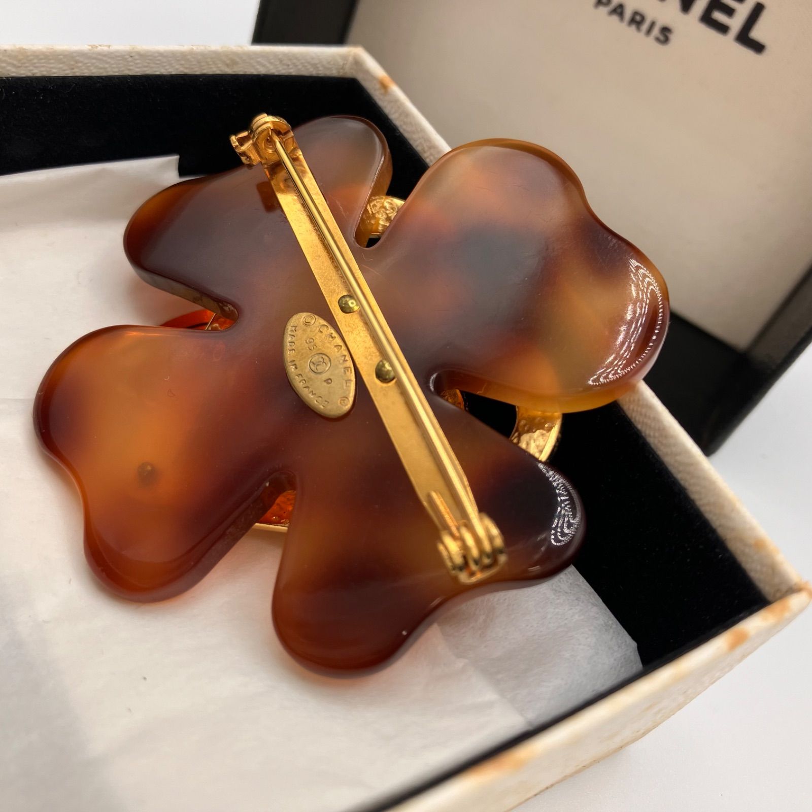 CHANEL シャネル ブローチ ゴールド 95P ココマーク べっ甲 他