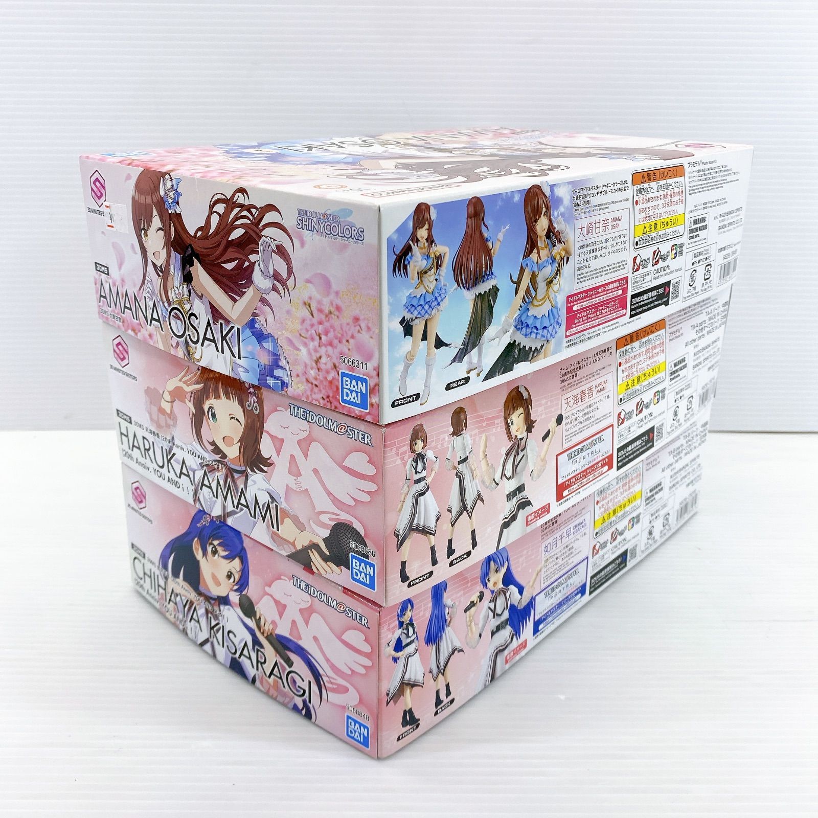 質の良い BANDAI 30 MINUTES SISTERS 30MS アイドルマスター 20th Anniv.You AND アイ! 如月千早 天海春香 大崎甘奈 3点セット 未組み立て品