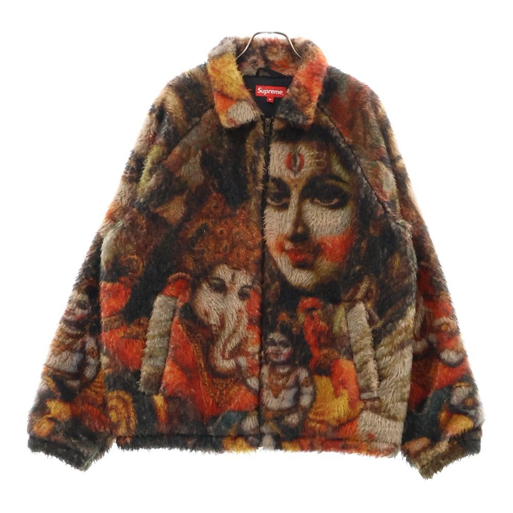 SUPREME シュプリーム 19AW Ganesh Faux Fur Jacket ガネーシャ ジップファージャケット マルチ