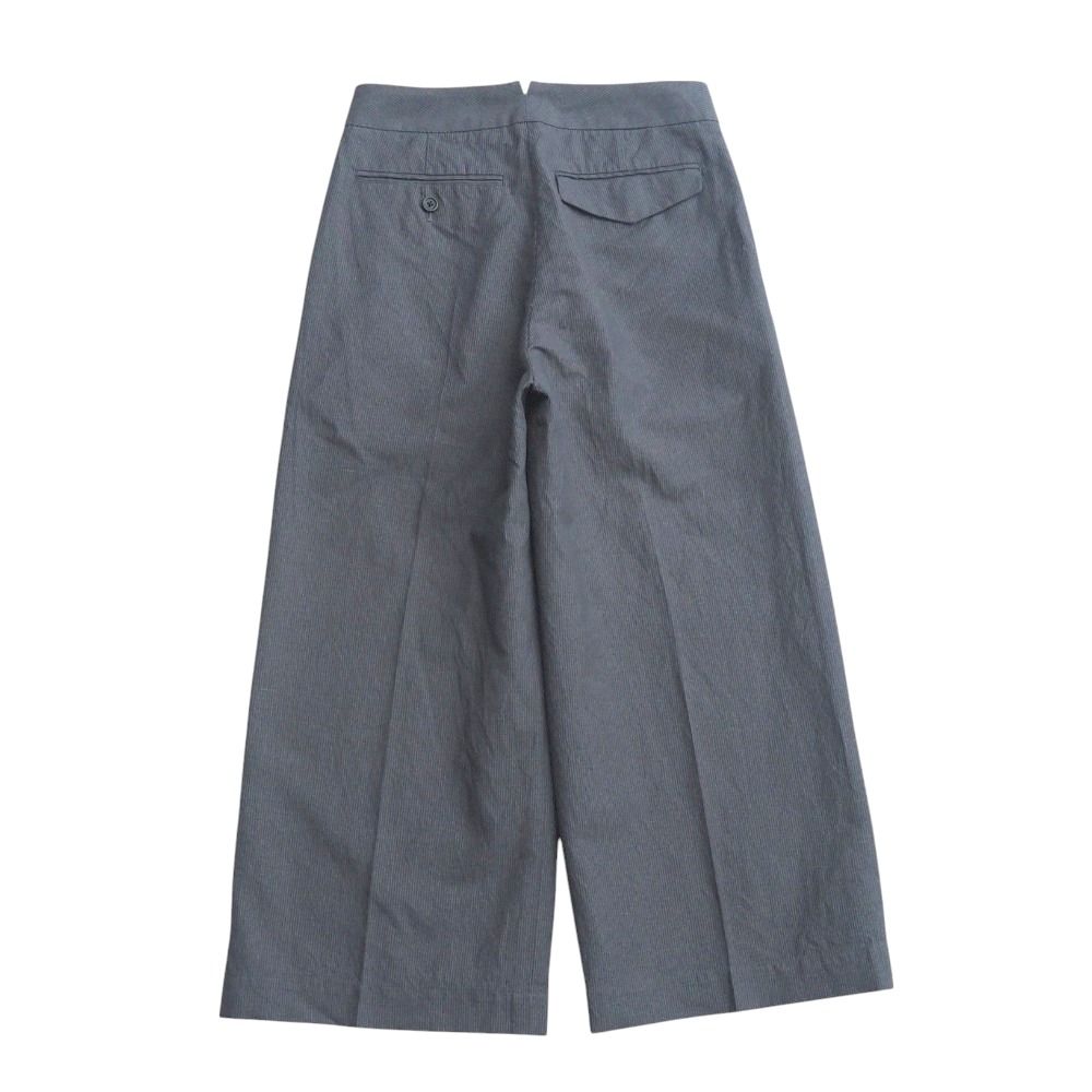 新品 定価￥35200 マーガレットハウエル トラウザー サイズⅠ マーガレットハウエル トラウザーズ ワイドパンツ グレー サイズ