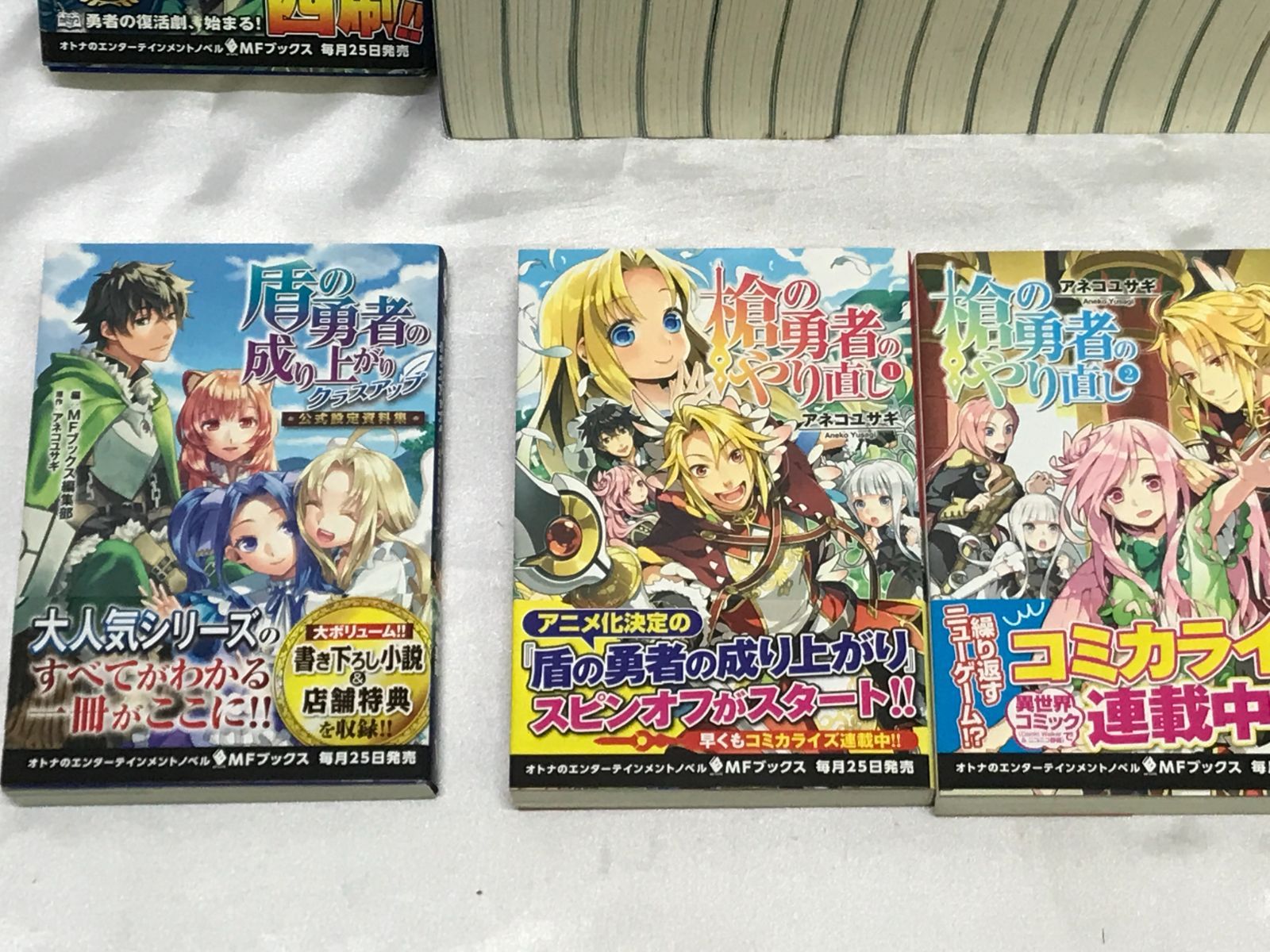 ライトノベル】盾の勇者の成り上がり 1～22巻 クラスアップ 公式設定資料集 / 槍の勇者のやり直し 1～4巻 まとめ セット 707 The  Rising of the Shield Hero - メルカリ